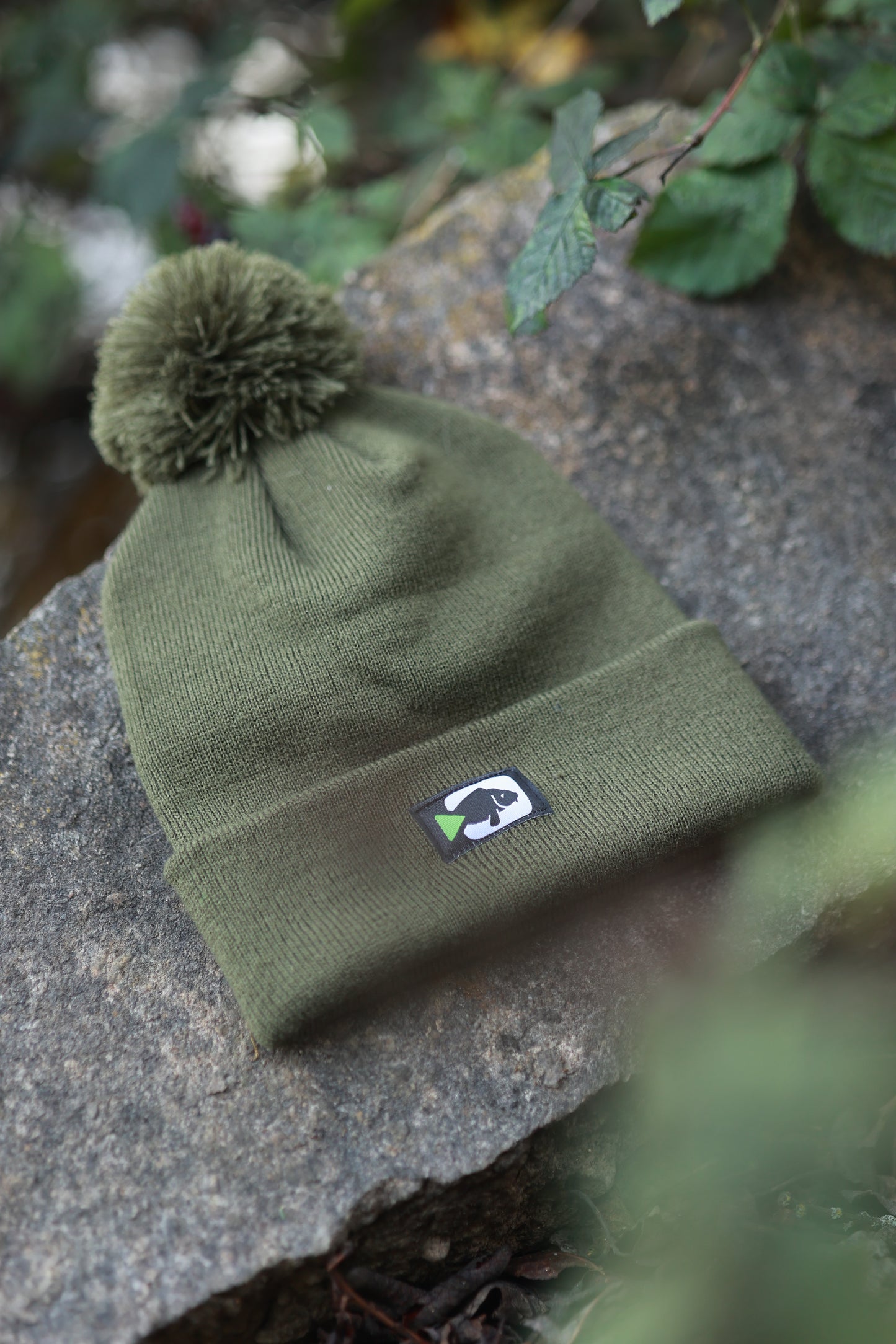 CarpFix Pom Pom Beanie | Moss Green